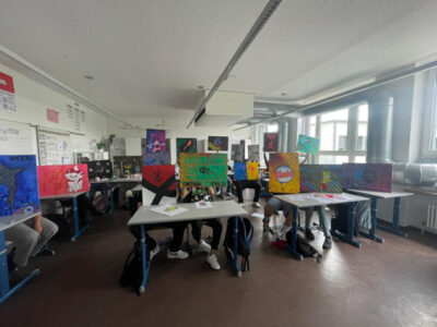 Kunstprojekt der Klasse 7a: Kreativität in vielen Dimensionen
