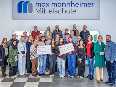 Benefizaktion der Max-Mannheimer-Mittelschule und der Garchinger Parteien