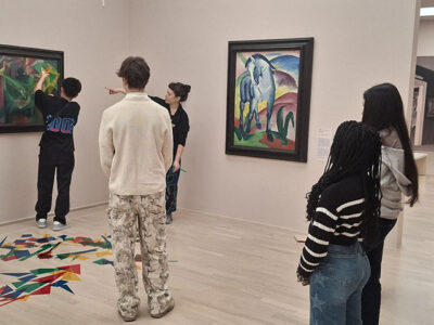 Besuch der Deutschklasse in der Städtischen Galerie im Lenbachhaus