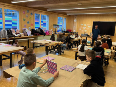 Graffiti in der Schule – Kunstprojekt der Klasse 5a